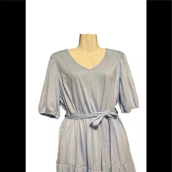 NWT Grace Karin Baby Blue Raglan Dress - Picture 3 of 7